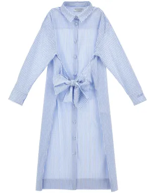 Philosophy Di Lorenzo Serafini Kids ストライプ柄コットン混紡ドレス - サムネイル1