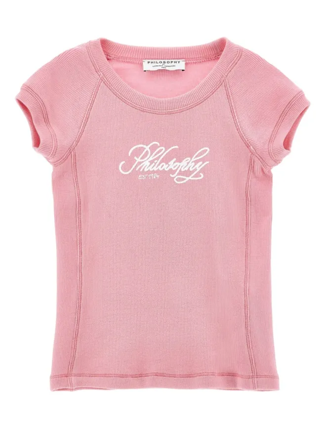 Philosophy Di Lorenzo Serafini Kids Philosophy Di Lorenzo Serafini Kids ロゴプリントTシャツの商品画像
