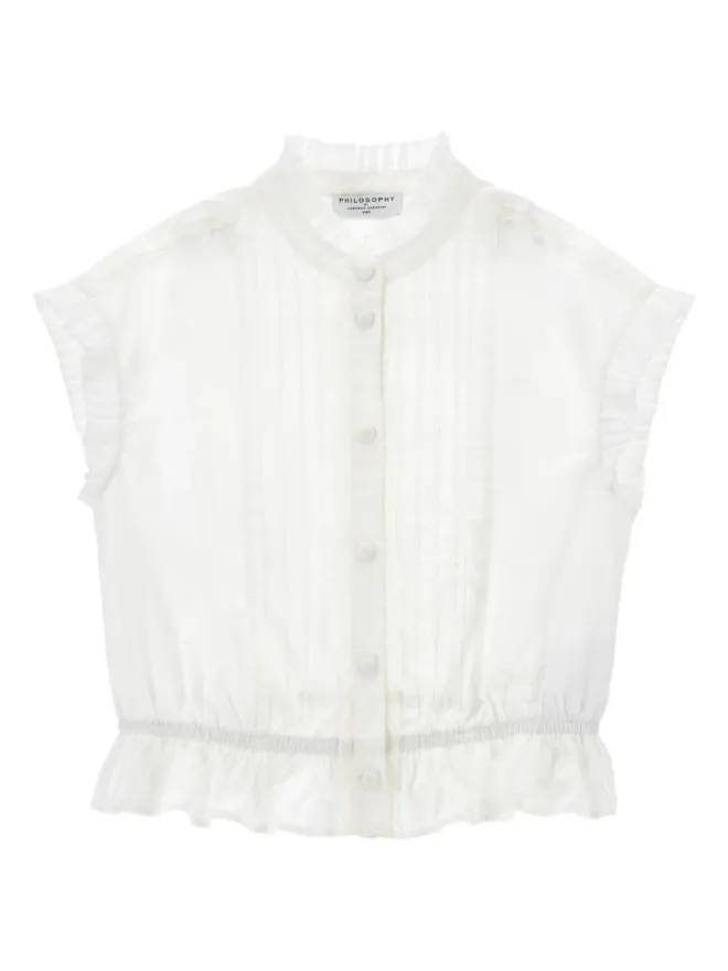 Philosophy Di Lorenzo Serafini Kids Philosophy Di Lorenzo Serafini Kids コットンブラウスの商品画像