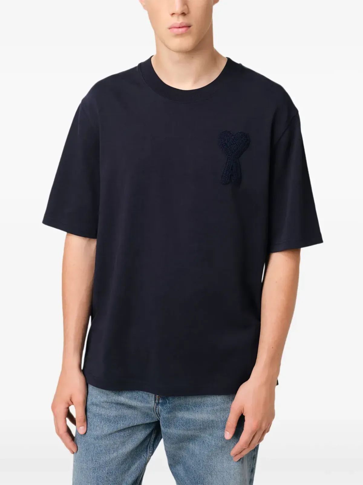AMI Paris Ami de Coeur パッチ Tシャツ - 画像5