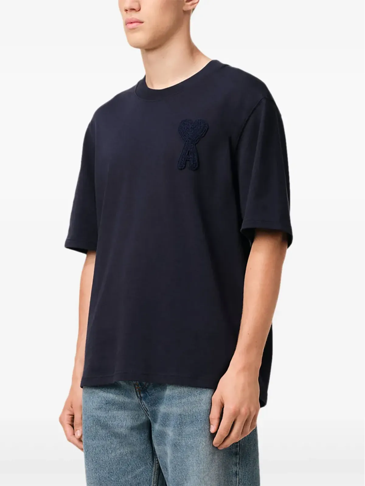 AMI Paris Ami de Coeur パッチ Tシャツ - 画像3