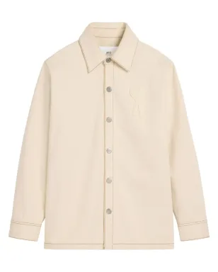 AMI Paris Ami de Coeur コットンオーバーシャツ - サムネイル1