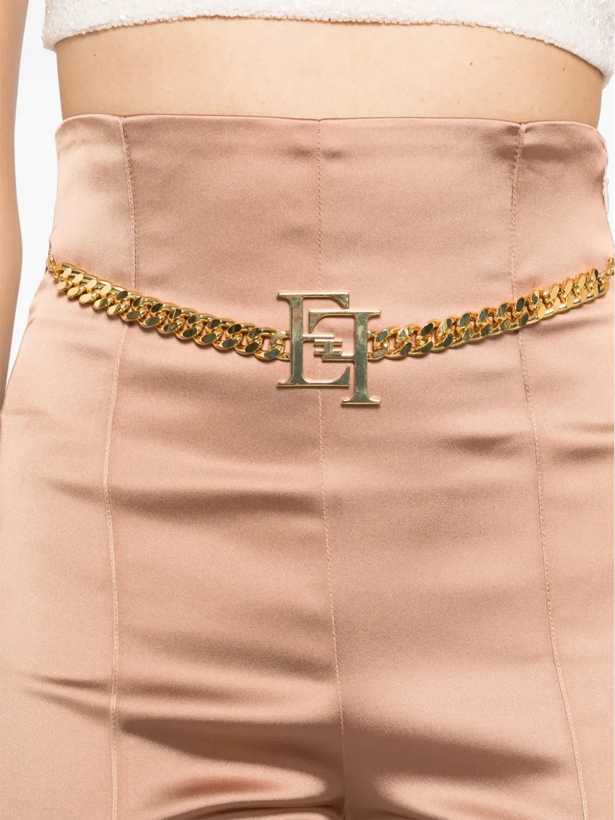 Elisabetta Franchi サテン フレアパンツ - ニュートラル - 画像5
