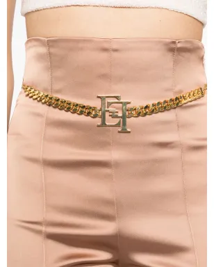 Elisabetta Franchi サテン フレアパンツ - ニュートラル - サムネイル5