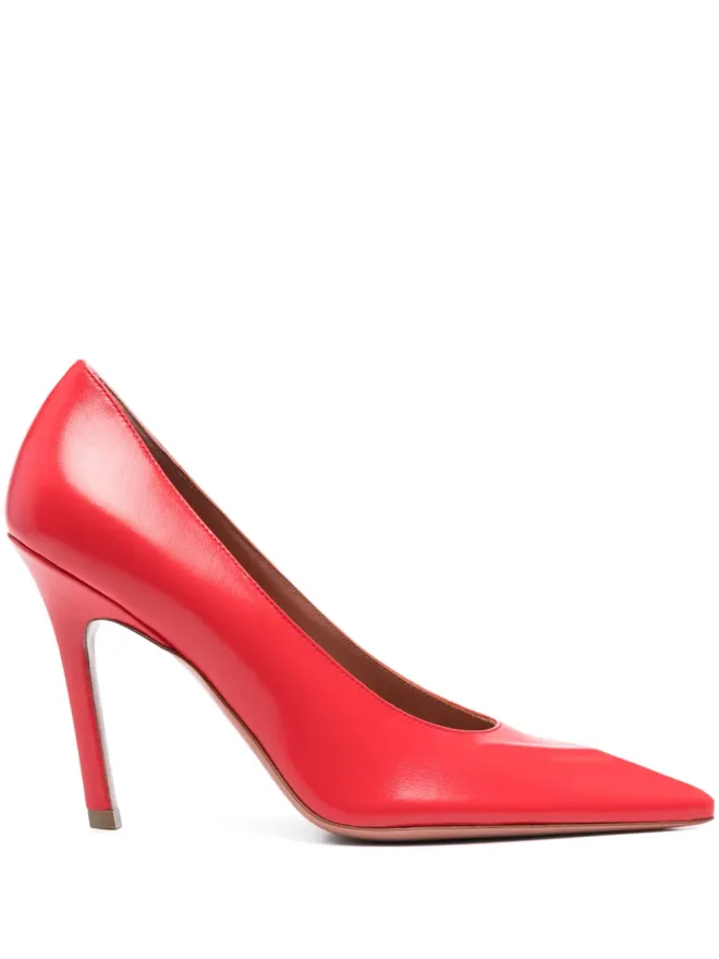 Amina Muaddi Amina Muaddi 100mm Christine pumps - Redの商品画像