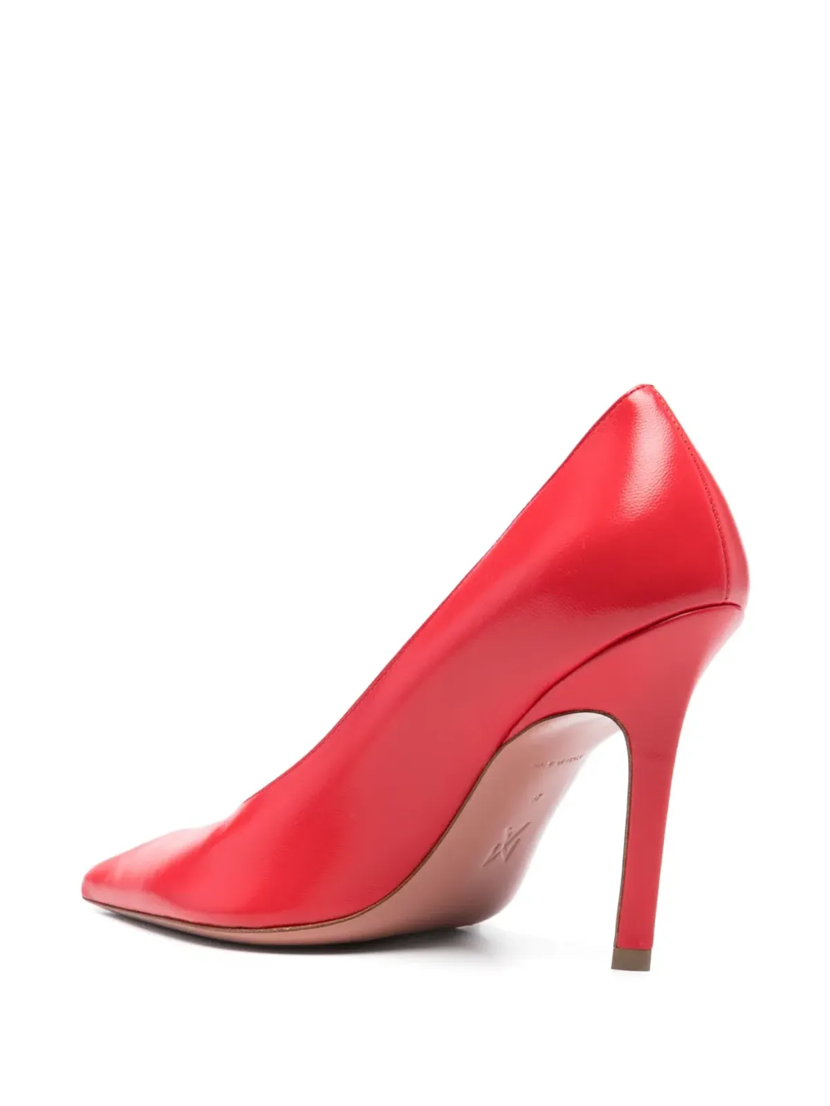 Amina Muaddi 100mm Christine pumps - Red - 画像3