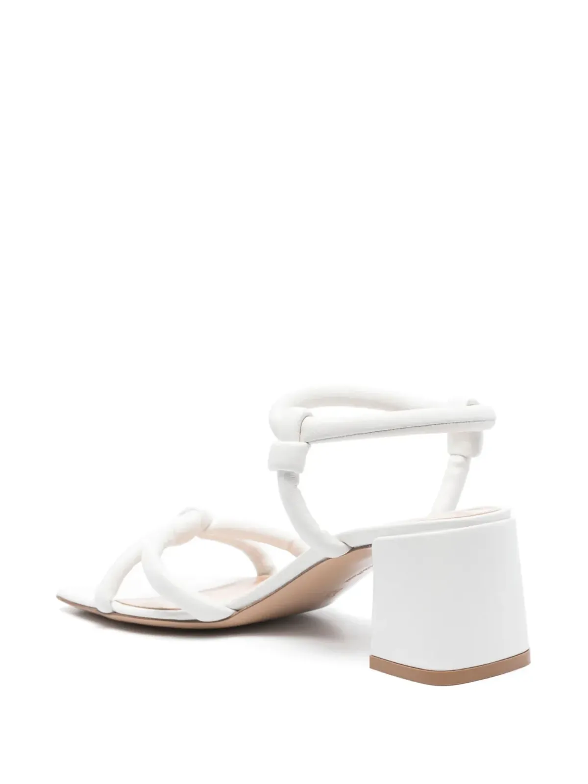Gianvito Rossi 60mm レザーサンダル - ホワイト - 画像3
