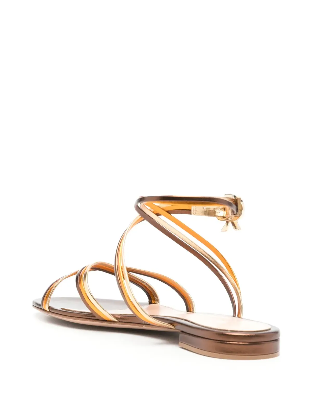 Gianvito Rossi オムブレ サンダル - ブラウン - 画像3