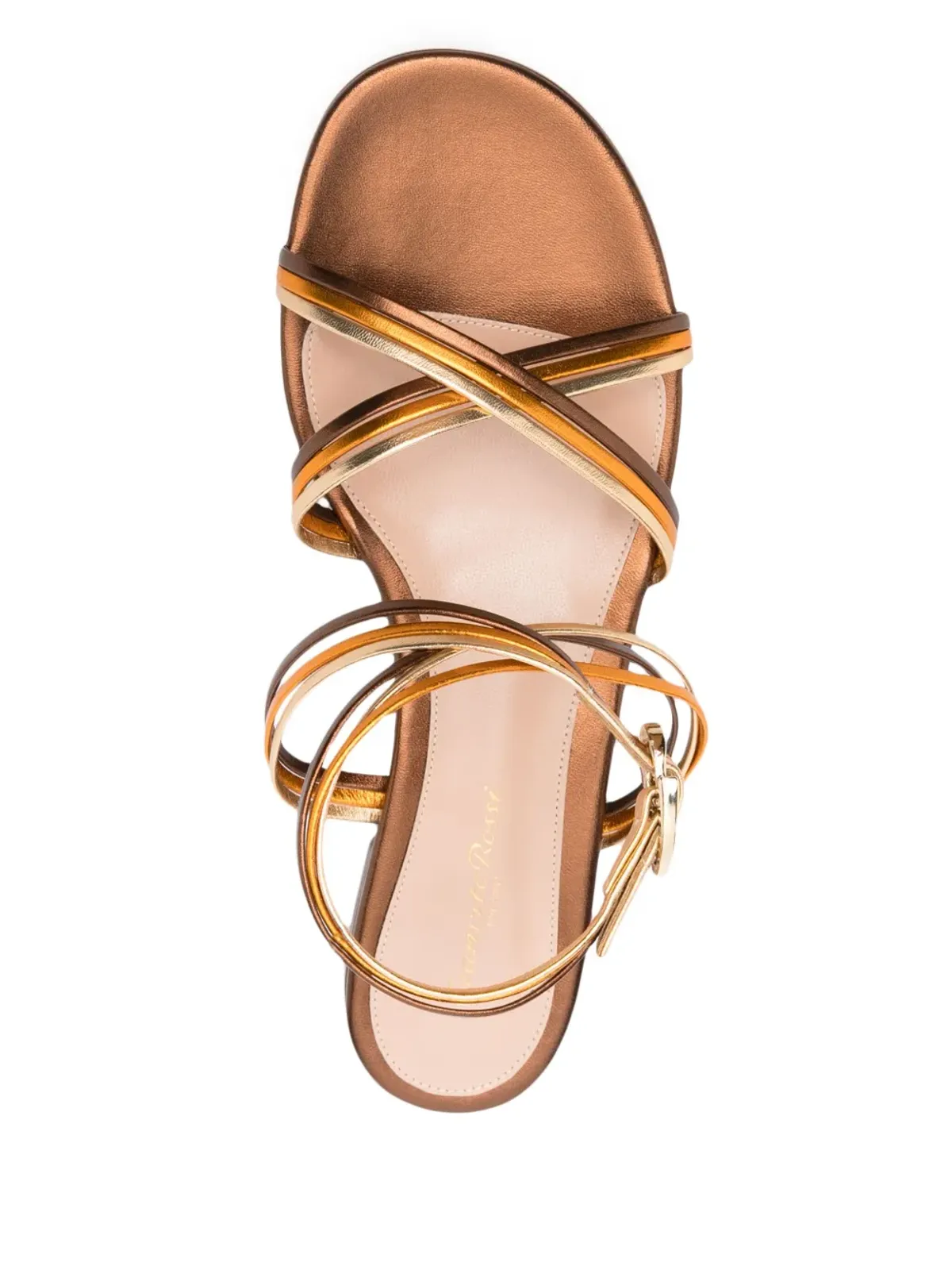Gianvito Rossi オムブレ サンダル - ブラウン - 画像4