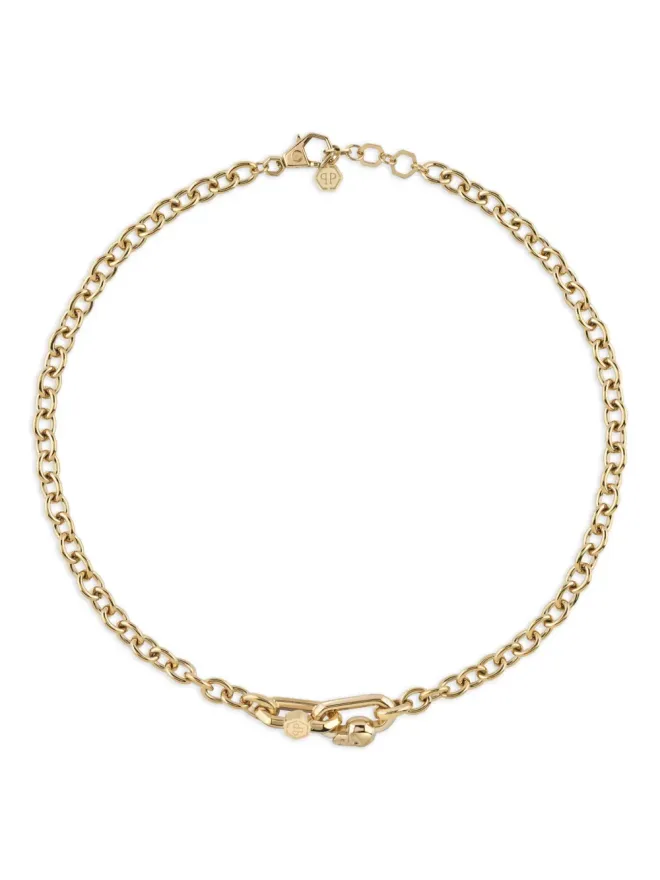 Philipp Plein Philipp Plein chain-link Edge necklace - Goldの商品画像