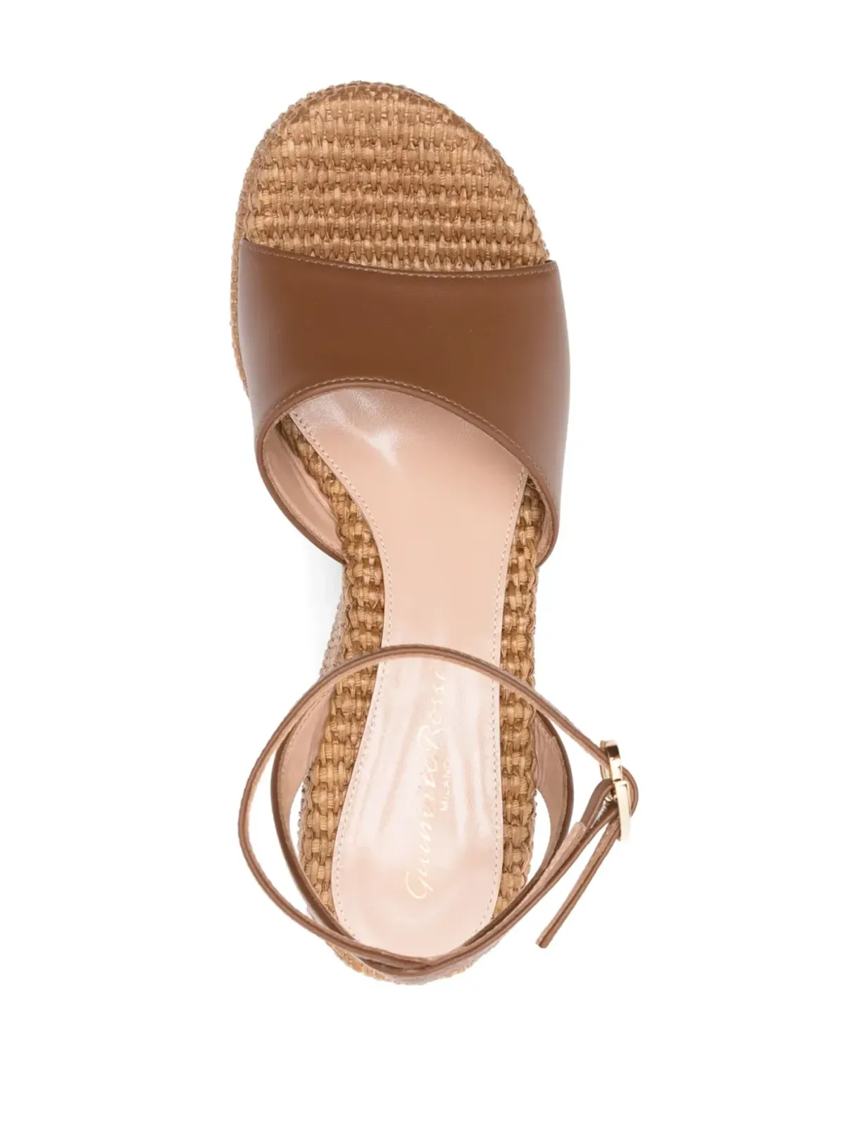 Gianvito Rossi レザーサンダル - 画像4