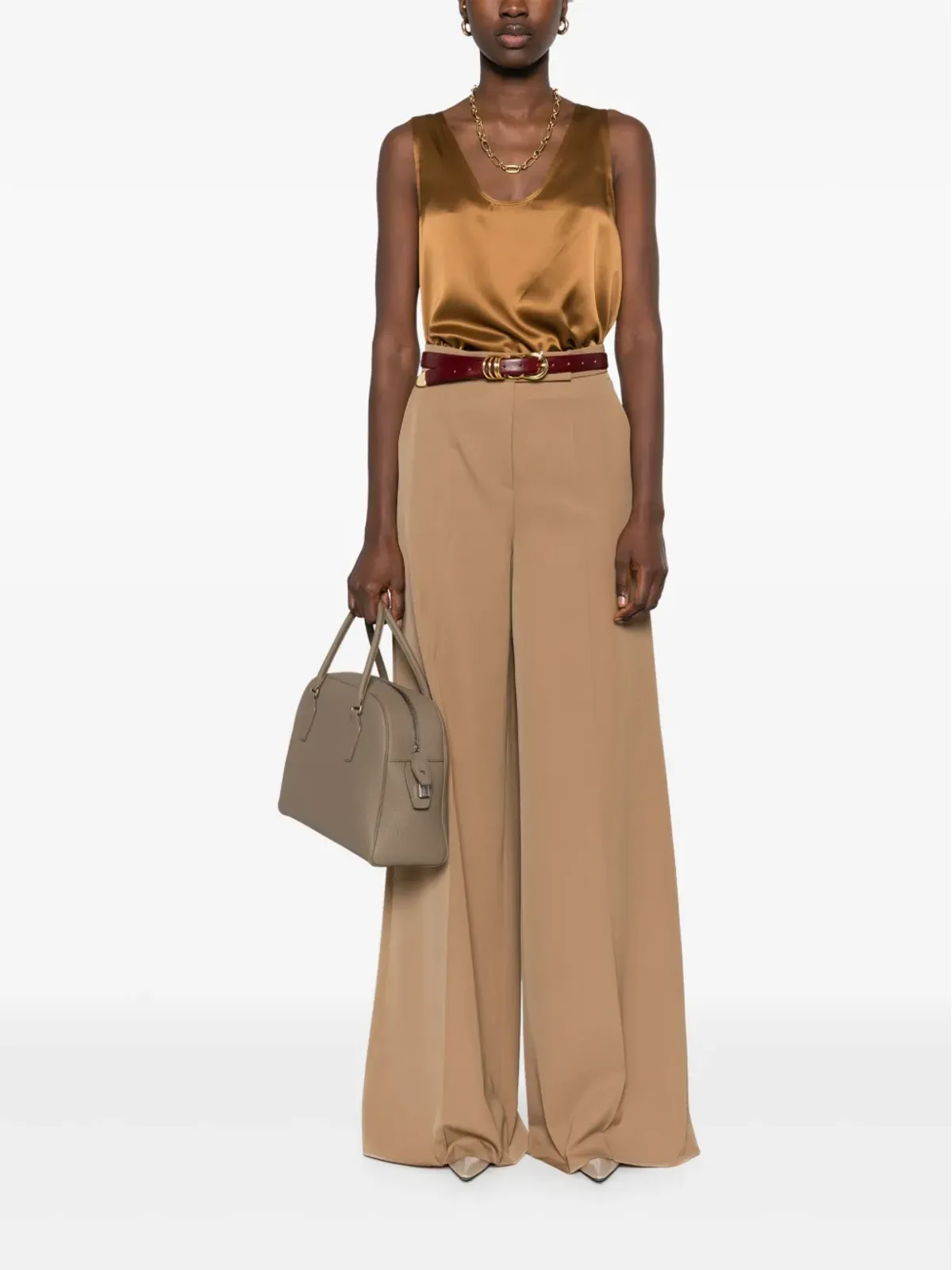 Max Mara Ninfaパンツ ブラウン - 画像2