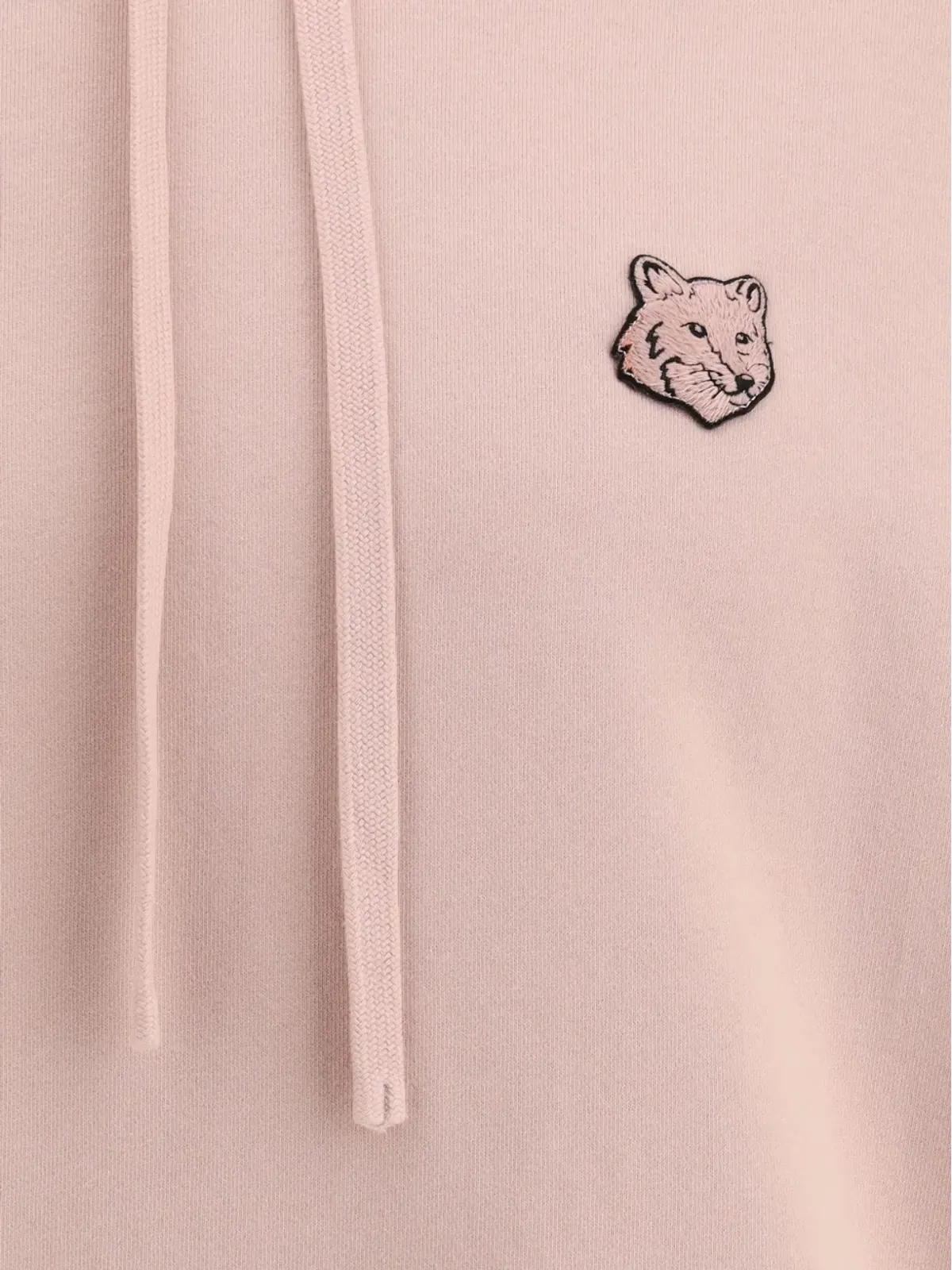 Maison Kitsuné ロゴパッチ付きフーディー ピンク - 画像3