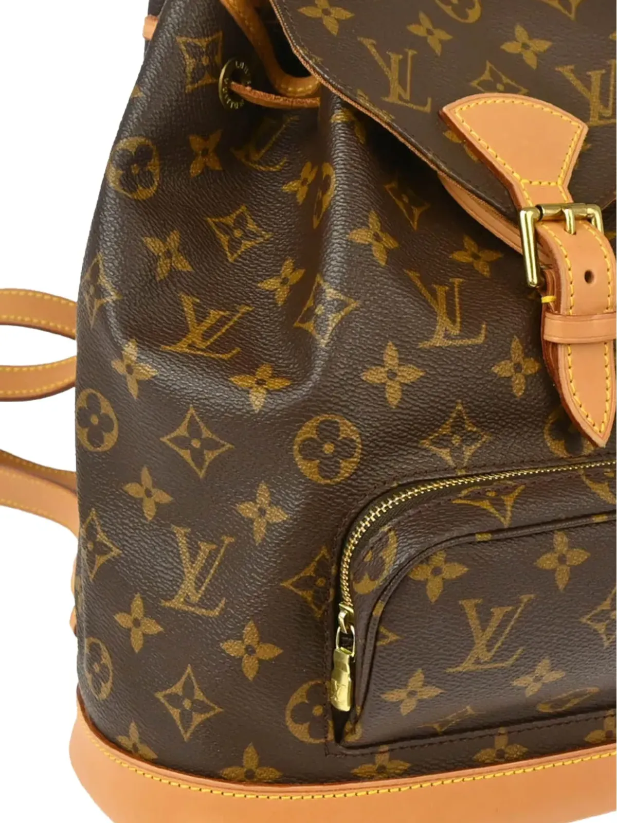 Louis Vuitton ビンテージ 1999年 モンソリ MM バックパック - 画像3