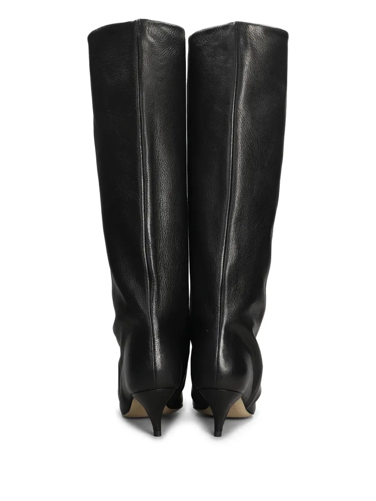 ALCHIMIA レザー ニー・ハイ ブーツ - ブラック - 画像3