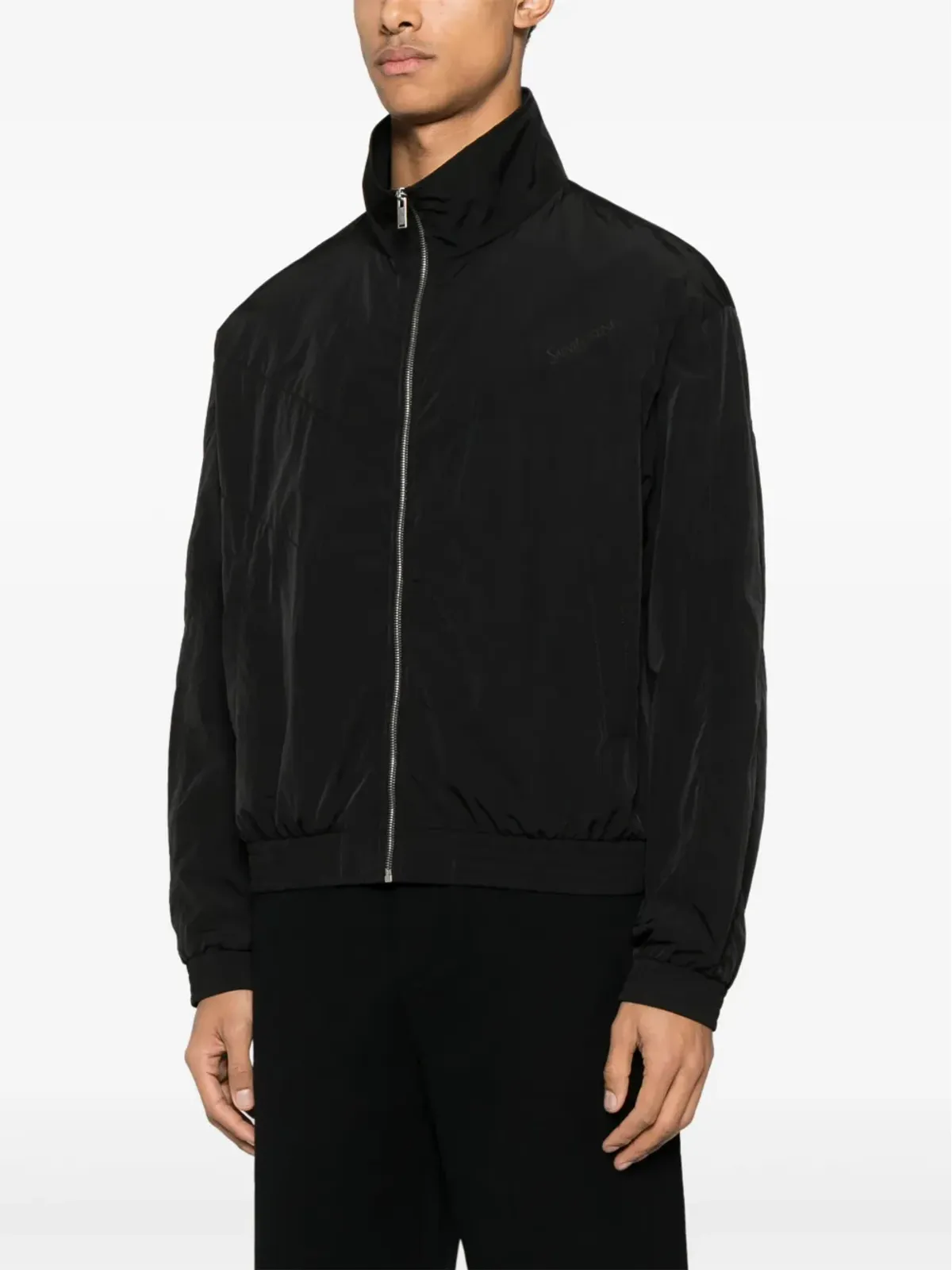 Saint Laurent シワ加工 ブルゾンジャケット - 画像3