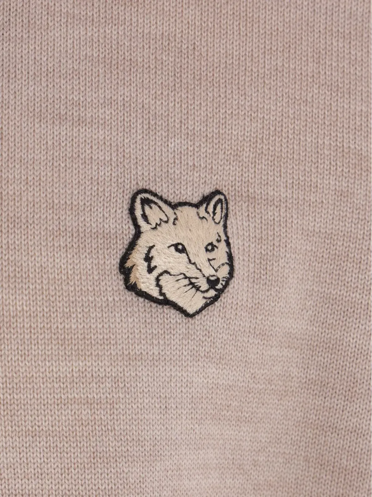 Maison Kitsuné ボールド・フォックス・ヘッド ポロシャツ - ベージュ系 - 画像3