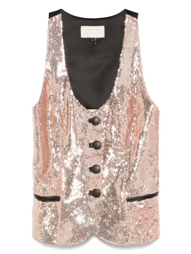 MITILIANE COUTURE MITILIANE COUTURE スパンコール付きベストの商品画像