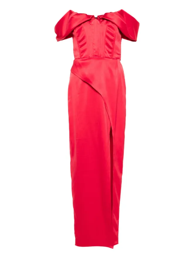 MITILIANE COUTURE MITILIANE COUTURE コルセット風マキシドレスの商品画像