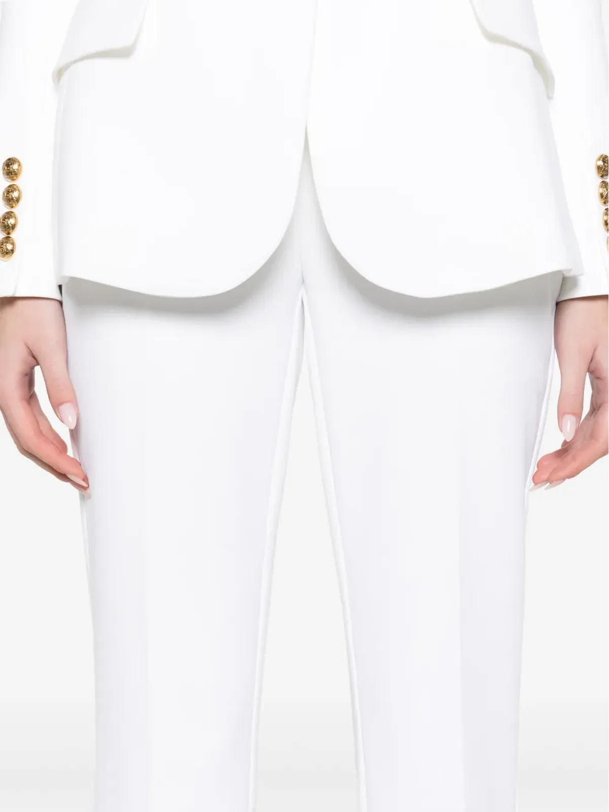 Elisabetta Franchi シングルブレストスーツ - White - 画像5