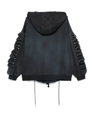 Loulou カットアウトフード付きパーカー - サムネイル2