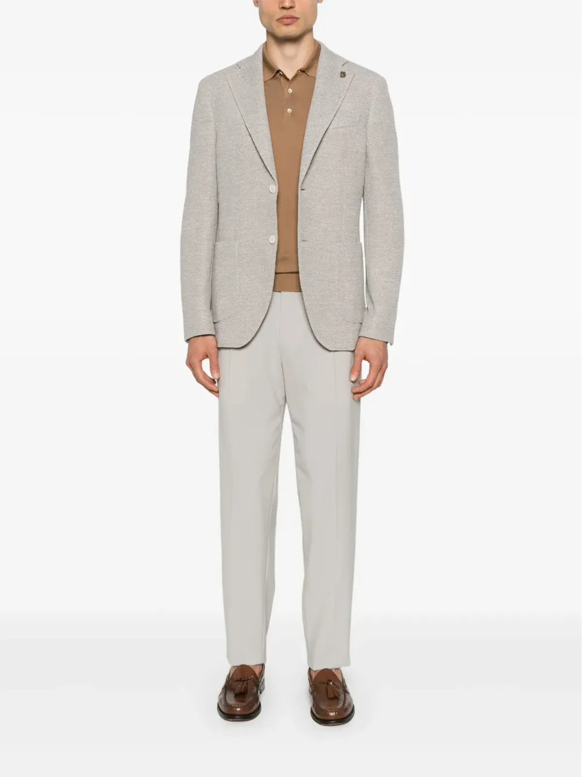 BRERAS MILANO シングルブレストブレザー - 画像2