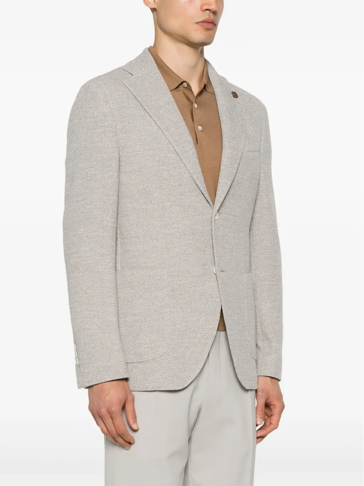 BRERAS MILANO シングルブレストブレザー - 画像3