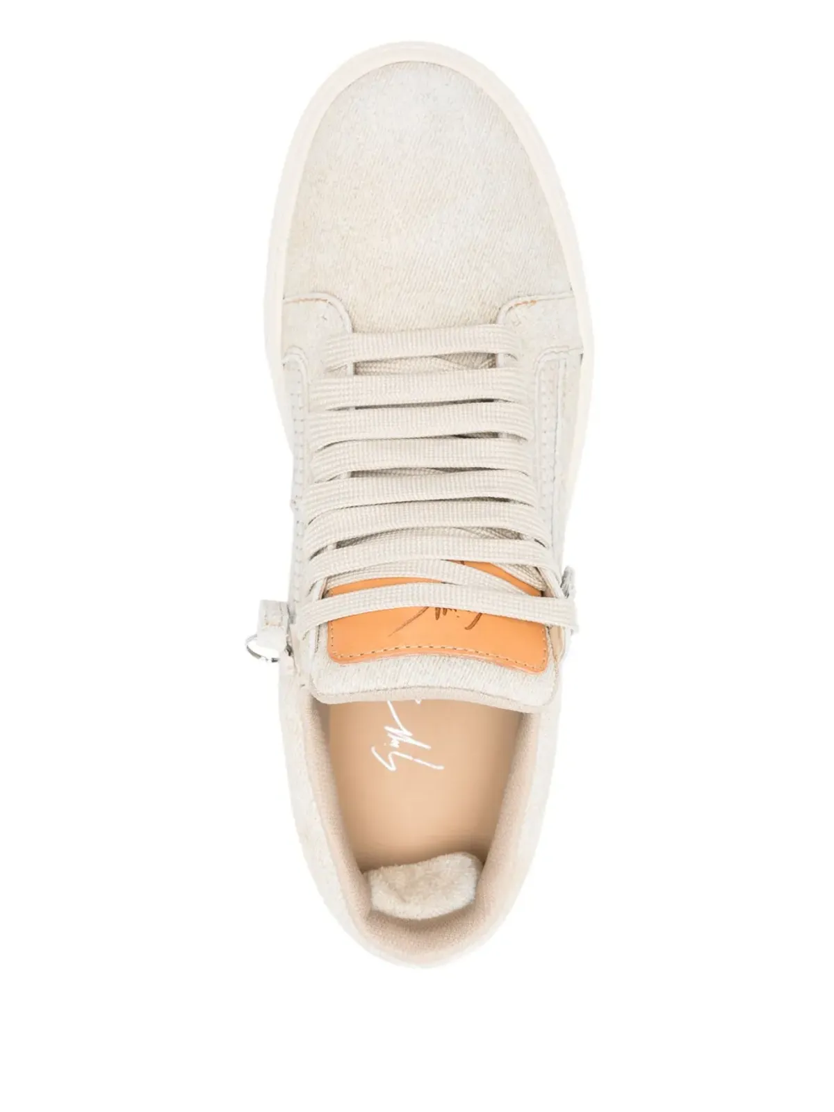 Giuseppe Zanotti スエードスニーカー - ニュートラルカラー - 画像4
