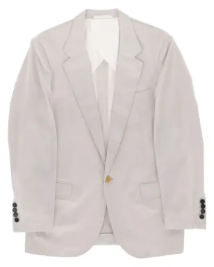 Lanvin Pre-Owned 2000s cotton blazer - Grey - サムネイル1