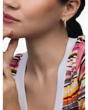 Ananya チャクラアイコン ダイヤモンド イヤリング - サムネイル2