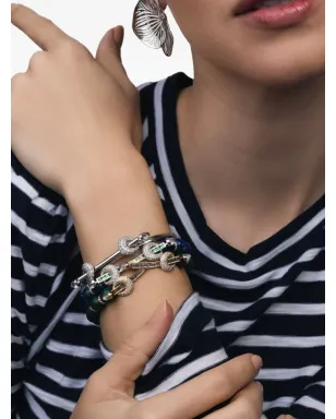 Ananya チャクラ アイコン ダイヤモンド ブレスレット - シルバー - サムネイル2