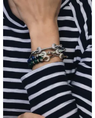 Ananya チャクラ アイコン ダイヤモンド ブレスレット - シルバー - サムネイル3