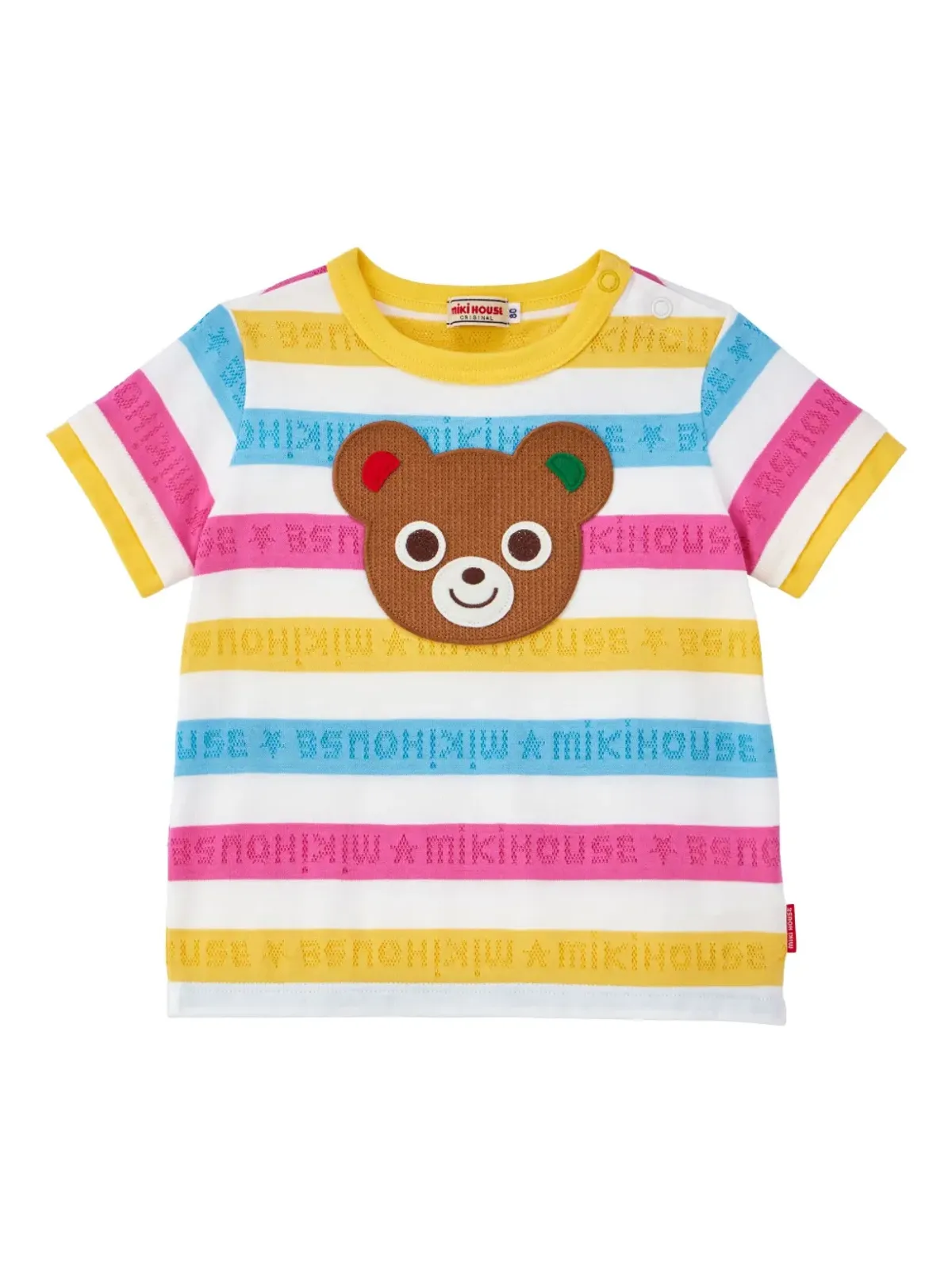 Miki House ストライプTシャツ - 画像1
