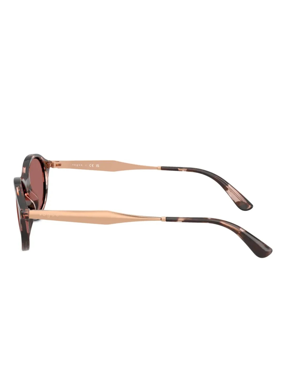 Vogue Eyewear オーバルフレームサングラス - Pink - 画像3