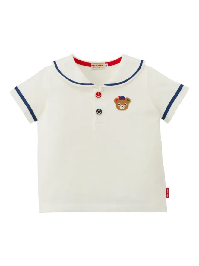 Miki House Miki House ベアTシャツ ホワイトの商品画像