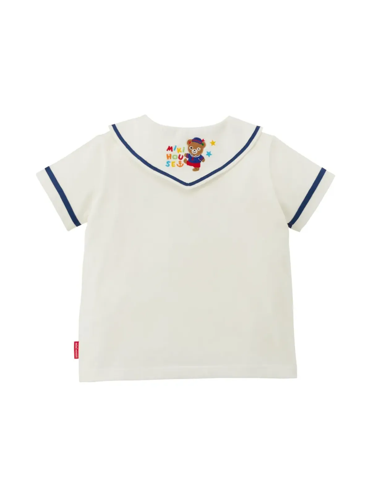 Miki House ベアTシャツ ホワイト - 画像2