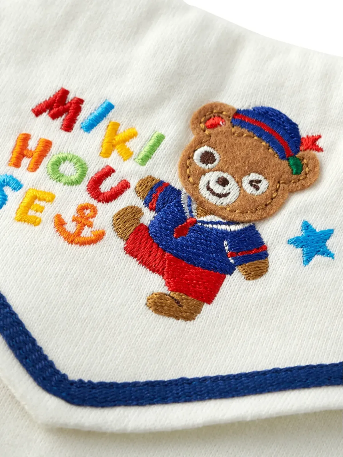 Miki House ベアTシャツ ホワイト - 画像3