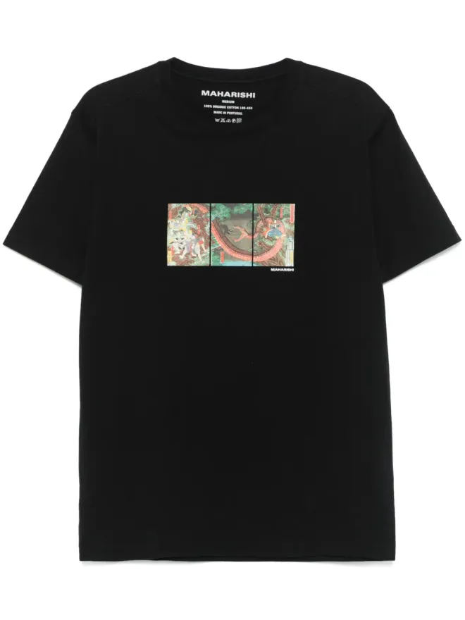 Maharishi Maharishi 蛇モチーフ トリプティックTシャツの商品画像