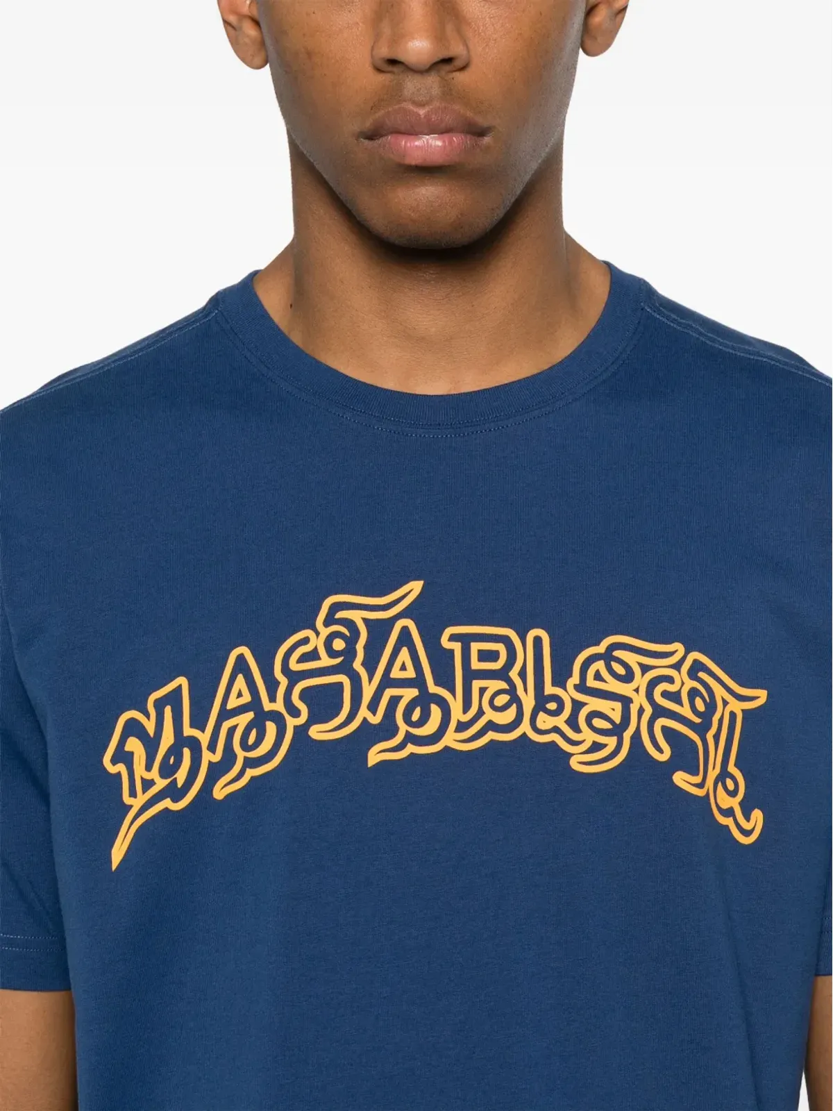 Maharishi ムエタイ タイガー ドラゴン Tシャツ ブルー - 画像4
