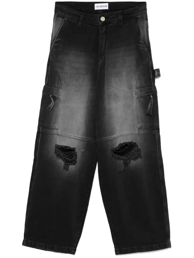 Han Kjøbenhavn Han Kjøbenhavn ダメージ加工カーゴジーンズの商品画像