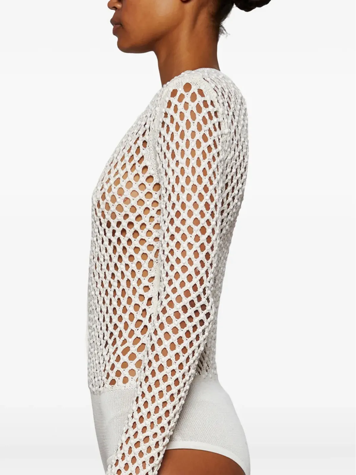 diotima Zora crochet bodysuit - 画像4