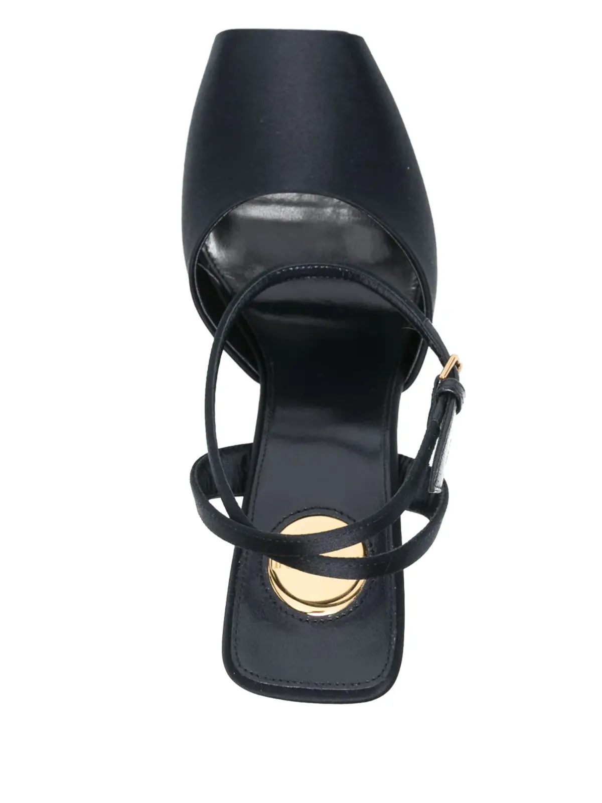 Saint Laurent 115mm La Scandale ウェッジサンダル - ブルー - 画像4