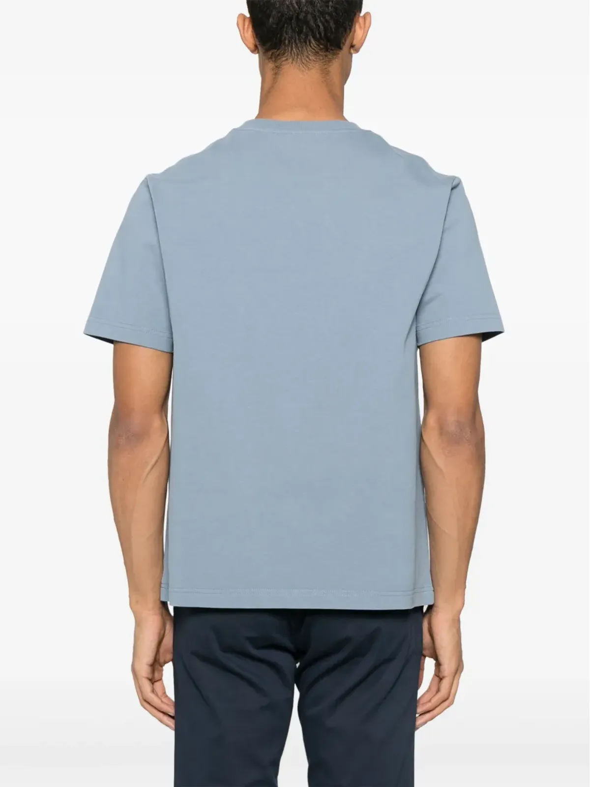 Maison Kitsuné プロフィール・フォックスパッチTシャツ ブルー - 画像3