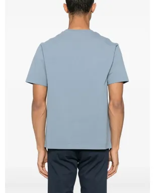 Maison Kitsuné プロフィール・フォックスパッチTシャツ ブルー - サムネイル3