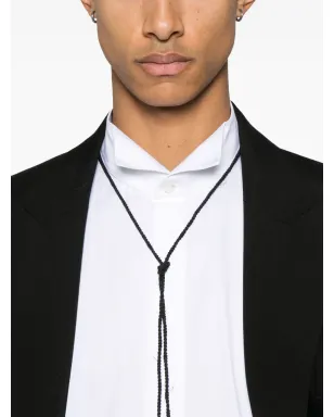 Saint Laurent ウィングチップカラー コットンシャツ - ホワイト - サムネイル5