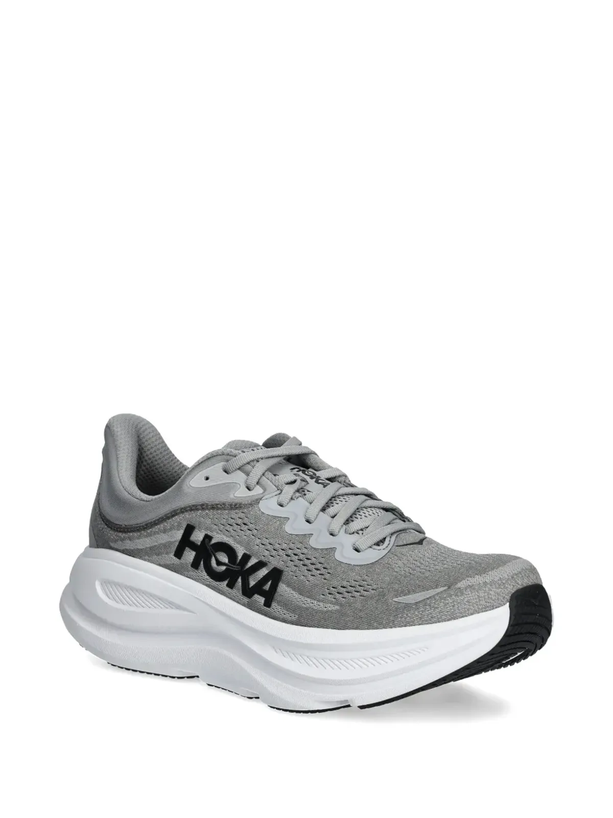 HOKA Bondi 9 グレー系スニーカー - 画像2