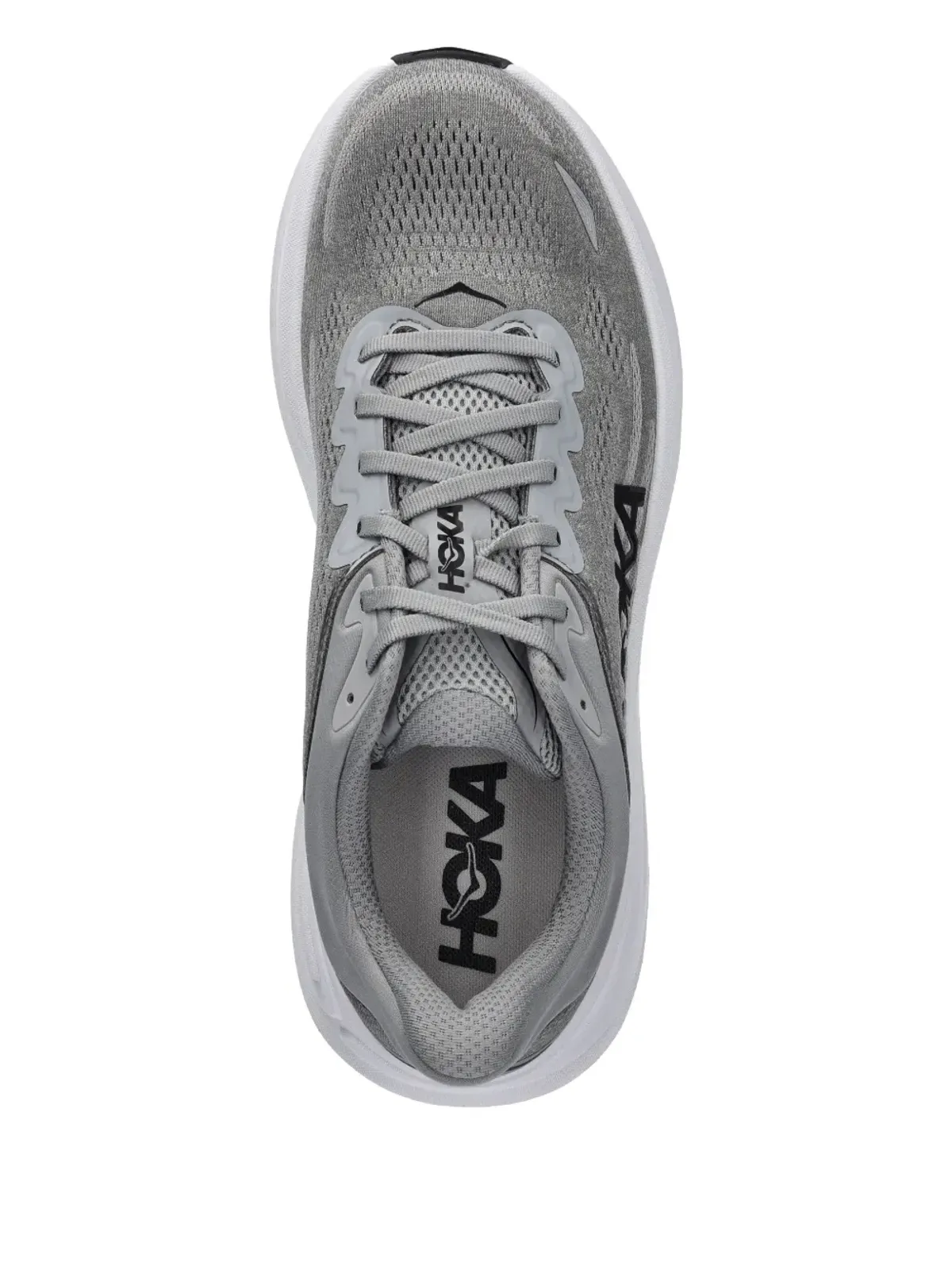 HOKA Bondi 9 グレー系スニーカー - 画像4