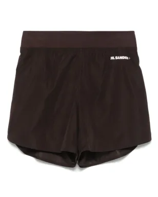 JIL SANDER+ ロゴプリント トラックショーツ - サムネイル1