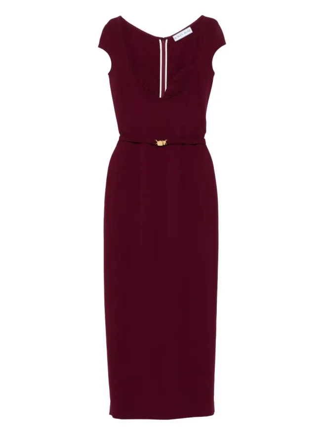 Rowen Rose Rowen Rose ベルト付きキャップスリーブ・マキシドレスの商品画像