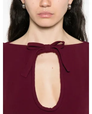 Rowen Rose キーホールネック ノースリーブ ミニドレス - サムネイル5